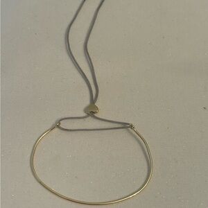 Thin Gold Tie Bracelet